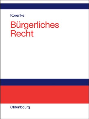cover image of Bürgerliches Recht
